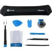 Ifixit iOpener Toolkit -työkalusarja, musta/sininen/läpikuultava