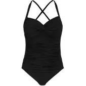 Seafolly Collective Twist Halter One Piece - Black - 42
