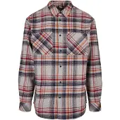 Urban Classics Heavy Curved Oversized Checked Pitkähihainen Paita