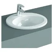 Vitra S20 48 cm valkoinen upotettava pesuallas