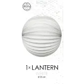 Globos Nordic Paperilyhty Pyöreä Valkoinen