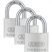 ABUS 64TI/40 triplapakkaus riippulukko