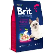 Brit Premium Premium Cat Sterilized -kuivaruoka herkkävatsaisille steriloiduille kissoille, 8 kg