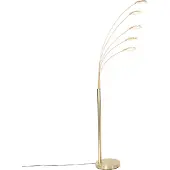QAZQA Design-lattiavalaisin messinki sis. LED 5-valo - Sixties Trento