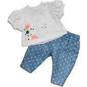 Skrållan Jeans&T-Shirt 36-40Cm - Multi/patterned - 10X 200X 280MM