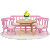 Lundby Köksmöbler - Pink - SCALE 1:18
