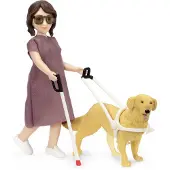 Lundby Docka Blindkäpp Hund - Multi/patterned - SCALE 1:18