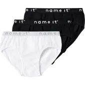Name it Nkfbriefs 3P Black Noos - Multi/patterned - 86