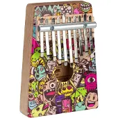 Sela SE 258 Art Series 10 Flower Power Kalimba