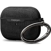 Spigen Urban Fit, Kotelo, Kangas, Polykarbonaatti, Musta