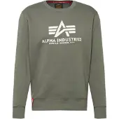 Alpha industries Collegepaita 'Basic' jade / offwhite
