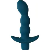 Baseks Beaded Prostate Vibrator - Blue - ONE SIZE