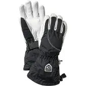 Hestra Women's Heli Ski 5 Finger Black/White Hiihtokäsineet 7