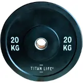 Titan Life Rubber Bumper Plate, Levypainot Bumper