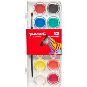 Penol Standard 12 väriä vesivärit