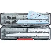 Bosch 16-osainen puukkosahanteräsarja purkuleikkaukseen, Tough Box