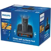 Philips Yksi miniturboharjasuutin Ladattavan rikkaimurin lisätarvike, Sivellin, Rikkaimuri, Harmaa, , FC6721-FC6729, Laatikko