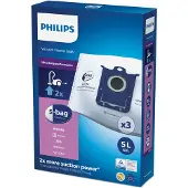Philips S-bag Ultra Long Performance FC8027/01 -pölypussit, 5 L, 3 kpl
