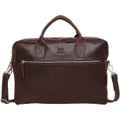 Adax Catania Briefcase Axel 15,6' - Brown - ONE SIZE