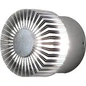 Lucide Led ulkoseinävalaisin MONZA, Alumiini/harmaa/sinkki, Alumiini, Moderni