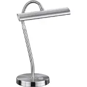 TRIO Curtis LED pöytävalaisin 3000K 35cm 4W harjattu teräs