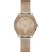 GUESS Tri Glitz Rose Gold W1142L4