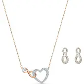 Swarovski Korusarja 'Hyperbola' kulta / hopea / läpinäkyvä