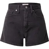 Levi's Farkut 'High Waisted Mom Short' musta denim