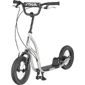 Stiga Air Scooter Kickbike 12'', Hopea/Musta