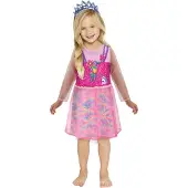 Ciao Barbie Princess Costume 3-5 - Multi/patterned - 104-110 No Length