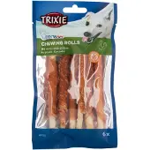 Trixie 4x250g Denta Fun Chicken Chew Rolls n. 28cm Koiran välipalat