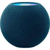 Apple HomePod mini, Siri, Pyöreä, Sininen, Koko alue, Kosketus, Music, TuneIn (MJ2C3D/A)