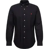 Ralph Lauren for man. 710772290001 Oxford Custom Fit Shirt black (XL), Casual, Cotton, Long sleeve