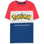 Difuzed POKEMON Lyhythihainen T-paita Logo, poikien, 110–116 cm