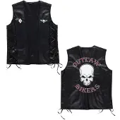 Widmann Biker-liivi pääkallolla