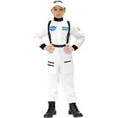 Vegaoo Valkoinen Astronautti Lasten Naamiaisasu - Medium