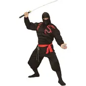 Widmann Ninja Muskeleilla Naamiaisasu - Small