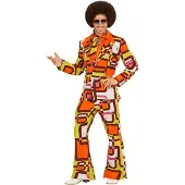 Widmann 70-luvun Groovy Miesten Puku Naamiaisasu - Medium
