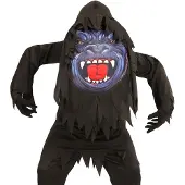 E-Carnavalskleding.nl Jättipää, gorilla - Gorillan asut