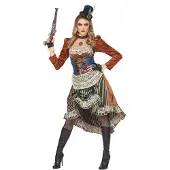 Finidi Ilkeä Steampunk -nainen - Steampunk-asut