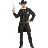 Widmann Sheriffi Musta Naamiaisasu - Medium/Large