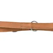 Trixie Rustic Heartbeat nahkainen säädettävä talutushihna, M-L 2m/20mm, musta