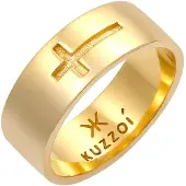 KUZZOI Sormus 'Kreuz' kulta