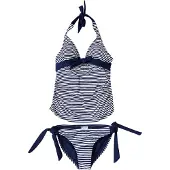 Petit Amour Tankini 'Annie' koboltinsininen / valkoinen