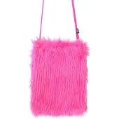 Widmann Käsilaukku Pörröinen Neon Pinkki