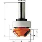 Cmt Kourujyrsin ; S=8 mm; D=31,7 mm; laakereilla