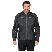 Vanucci VAJ-1 Tekstiilitakki Antrasiitti/Musta Miehet harmaa, size 48