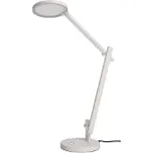 Deko-light Led pöytävalaisin Adhara, himmennettävä, Valkoinen/opaali, Työhuone/toimisto, Alumiini