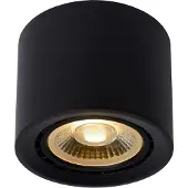 Lucide LED- Fedler himmeästä lämpimään, musta Fedler, himmennettävä, Musta, Olohuone/ruokailutila, Alumiini, Moderni
