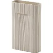 Muuto Ridge maljakko, 35 cm, beige